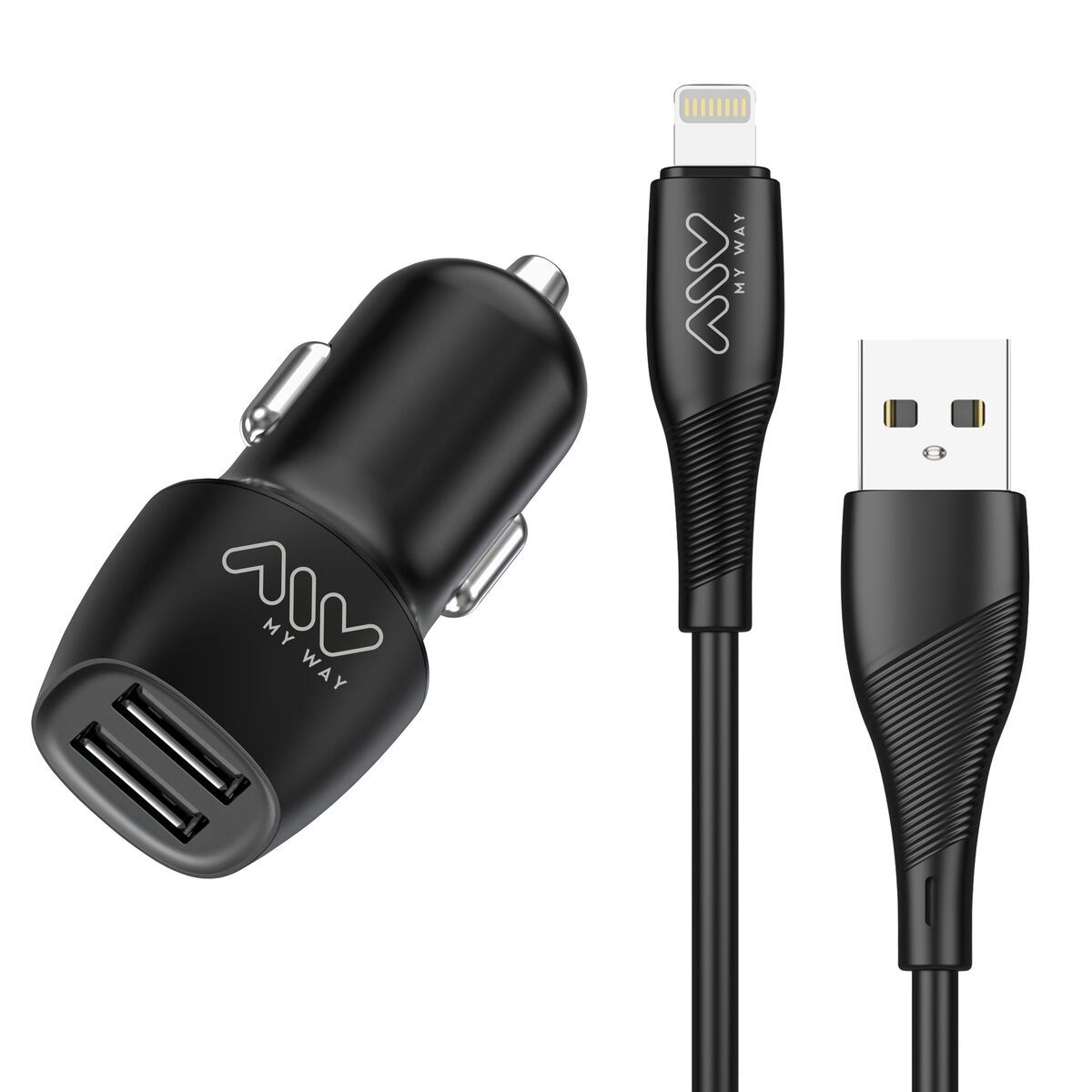 Cargador de Coche Myway Negro