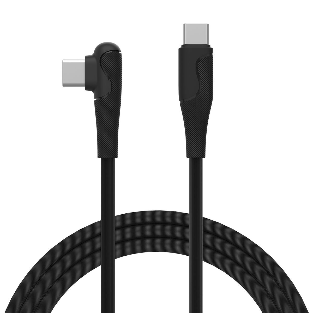 muvit for change cable Tipo C a Tipo C 3A/60W 1.2m gaming negro