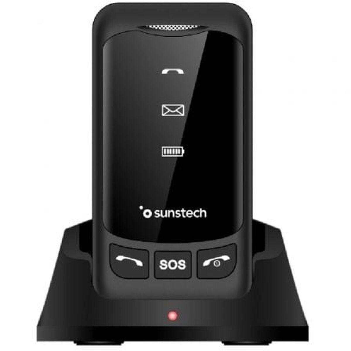 Teléfono Móvil para Mayores Sunstech CELT25BK 2,4” QVGA