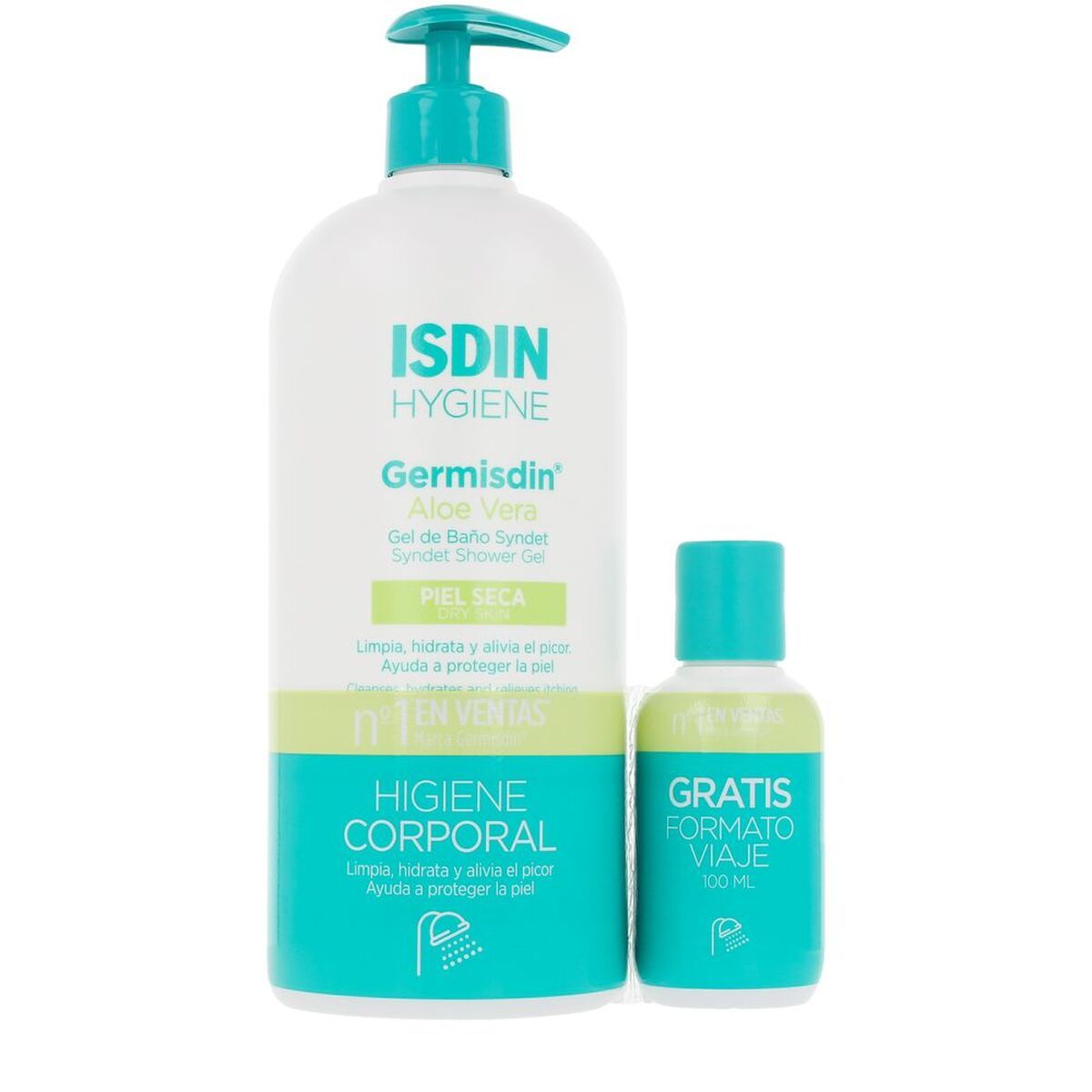 Set de Baño Isdin Germisdin Aloe Vera 2 Piezas