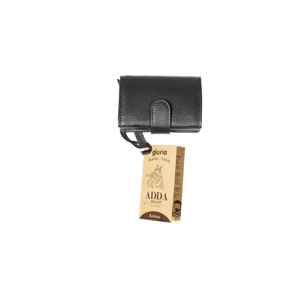 Cartera Hombre Gloria KRISHNA Negro