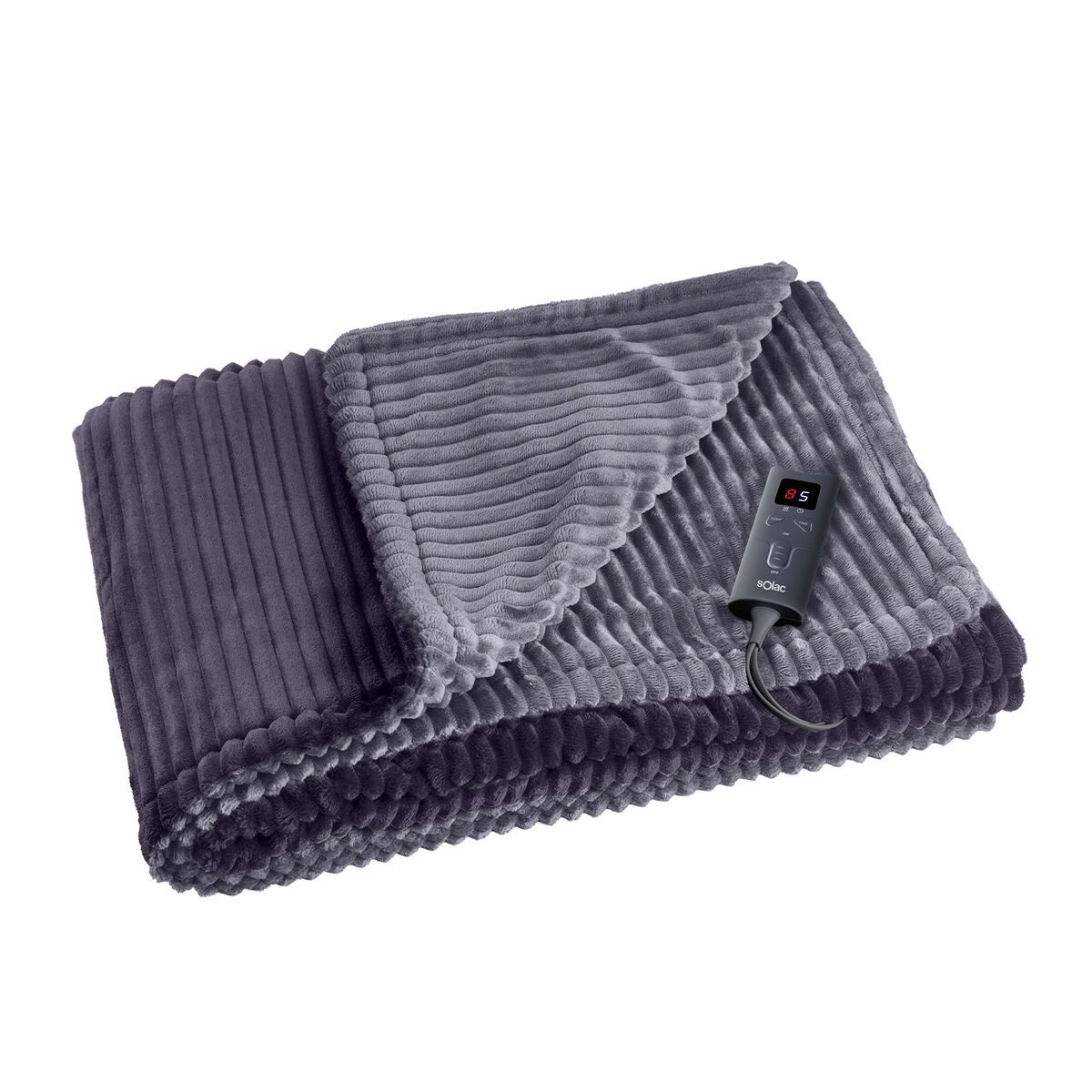 Manta Eléctrica Solac CT8707 140 x 180 cm Gris 100 % poliéster