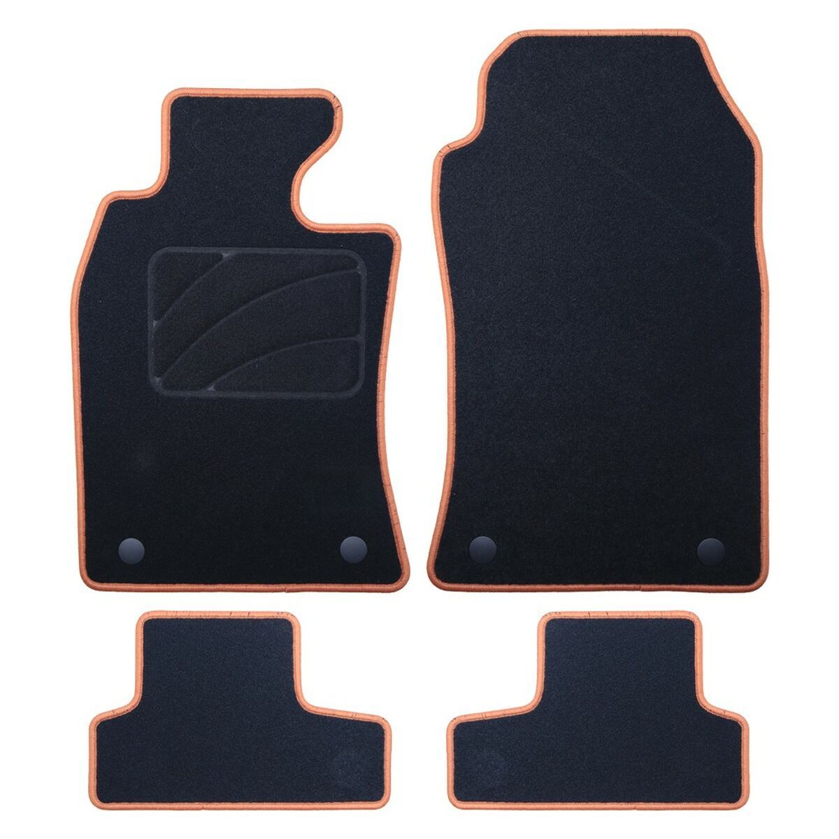 Set de Alfombrillas para Coche OCC Motorsport OCCMI0008YE Mini R52 Cabrio 5 Piezas