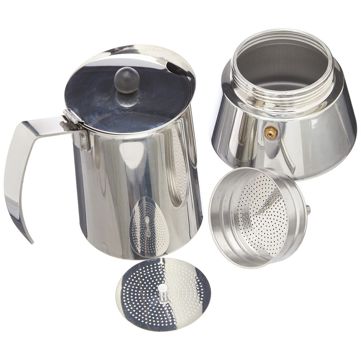 Cafetera Italiana Monix Eterna Gris