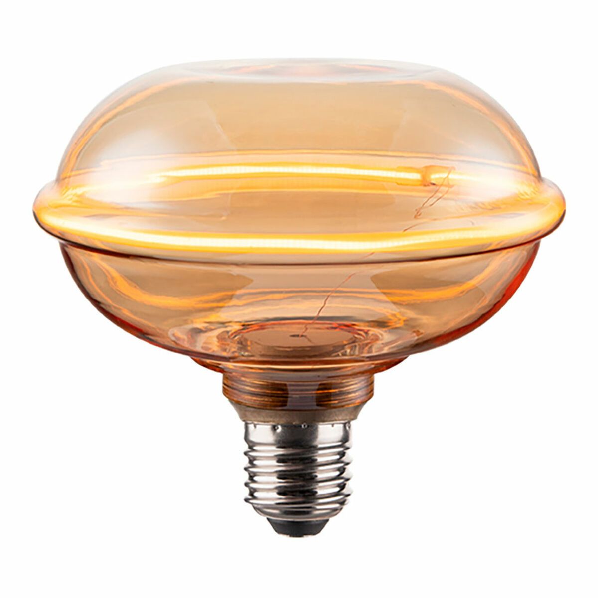 Bombilla LED Fbright ufo Ambar 4 W E27 280 lm Ø 13 x 12,1 cm Decorativa (1800 K)