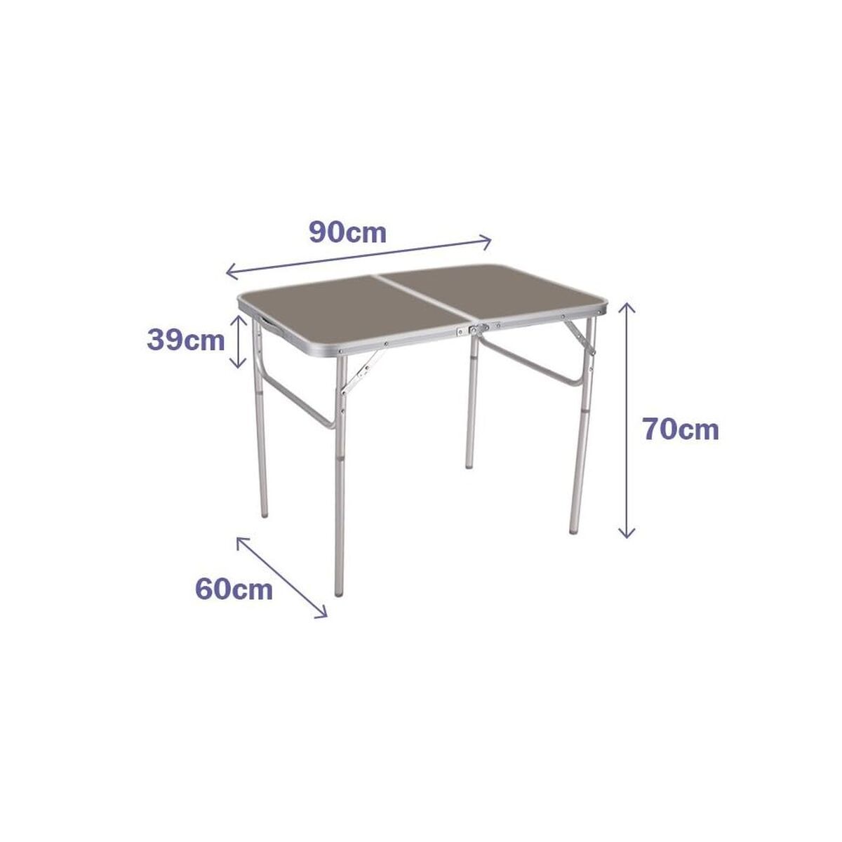 Mesa Plegable Marbueno 90 x 70 x 60 cm