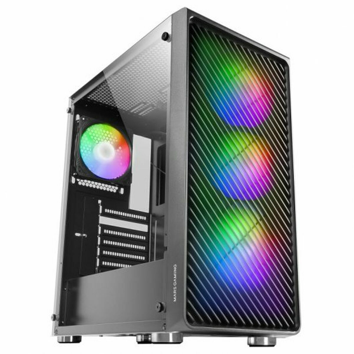 Caja Semitorre ATX Mars Gaming MCF Negro