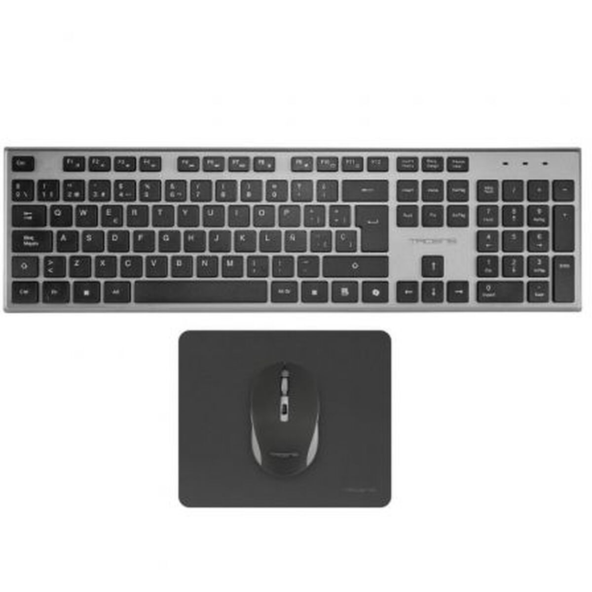 Ratón Gaming Tacens 6ZENITHES Negro Gris Qwerty Español (3 Unidades)