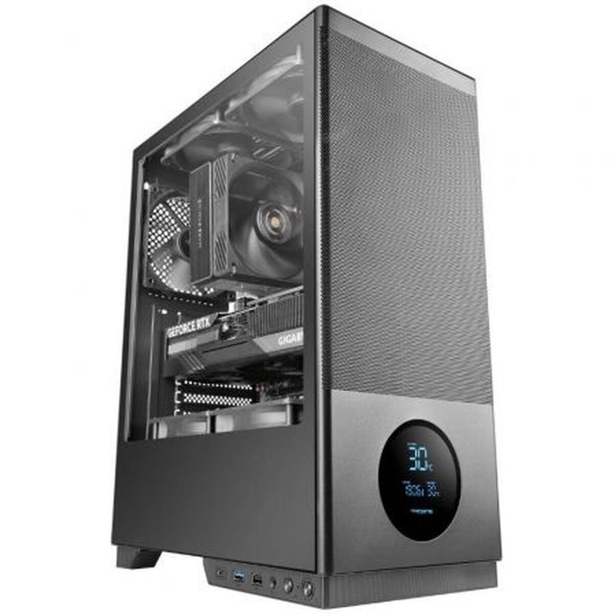 Caja Semitorre ATX Tacens 2SAGITTA20 Negro