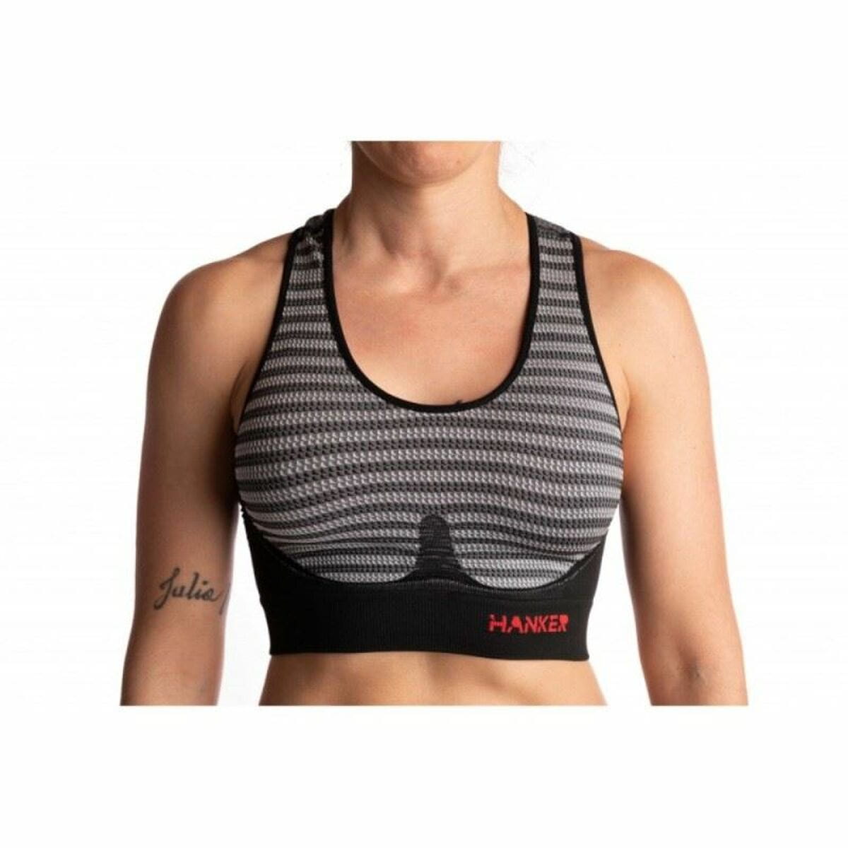 Top Deportivo de Mujer Hanker Cane Gris Running