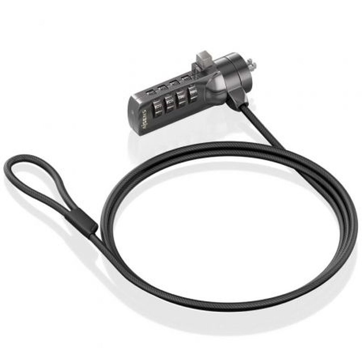 Cable de Seguridad Aisens ASLK-D40N03-BK Negro 1,5 m
