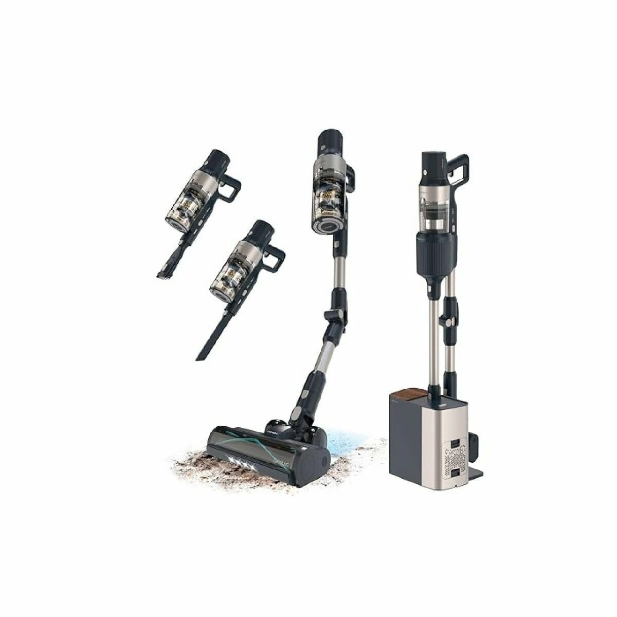 Aspirador Escoba Cecotec Conga Rockstar 5500 Hurricane Station Flex 600 W