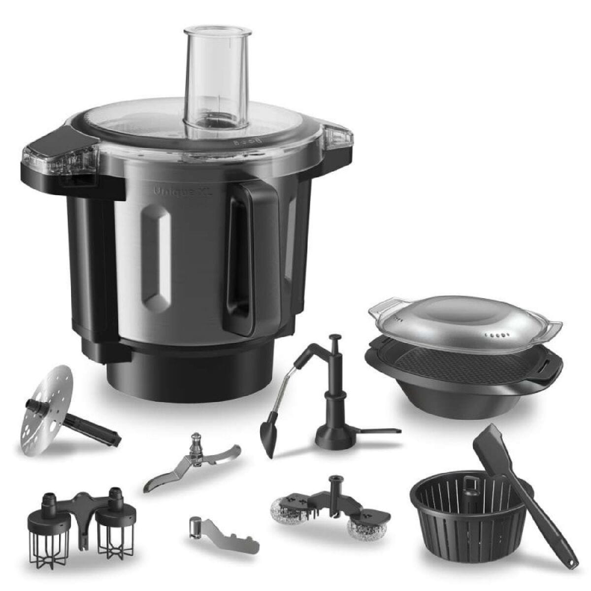 Cecotec Jarra medidora acero inoxidable Unique negra compatible Mambo accesorios cocina