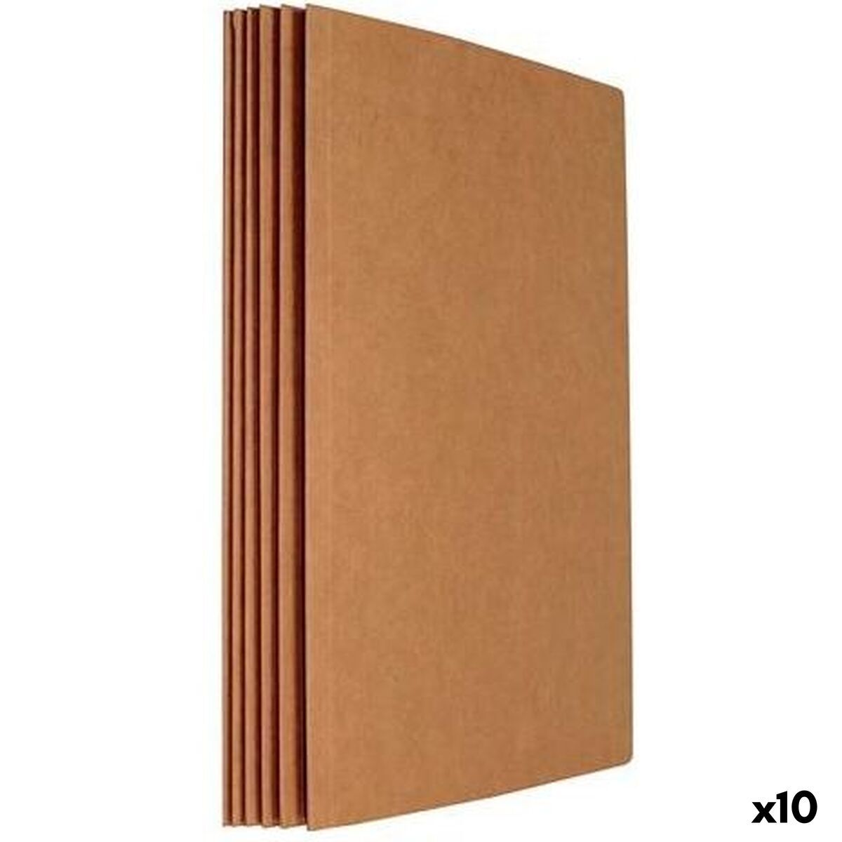 Set de Subcarpetas Mariola Marrón Folio 50 Piezas (10 Unidades)