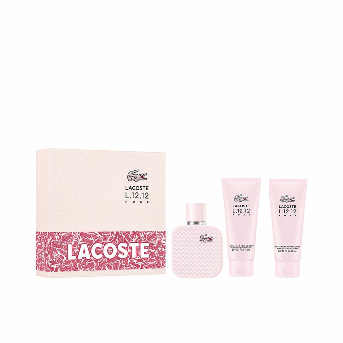 Set de Perfume Mujer Lacoste L.12.12 POUR ELLE 3 Piezas