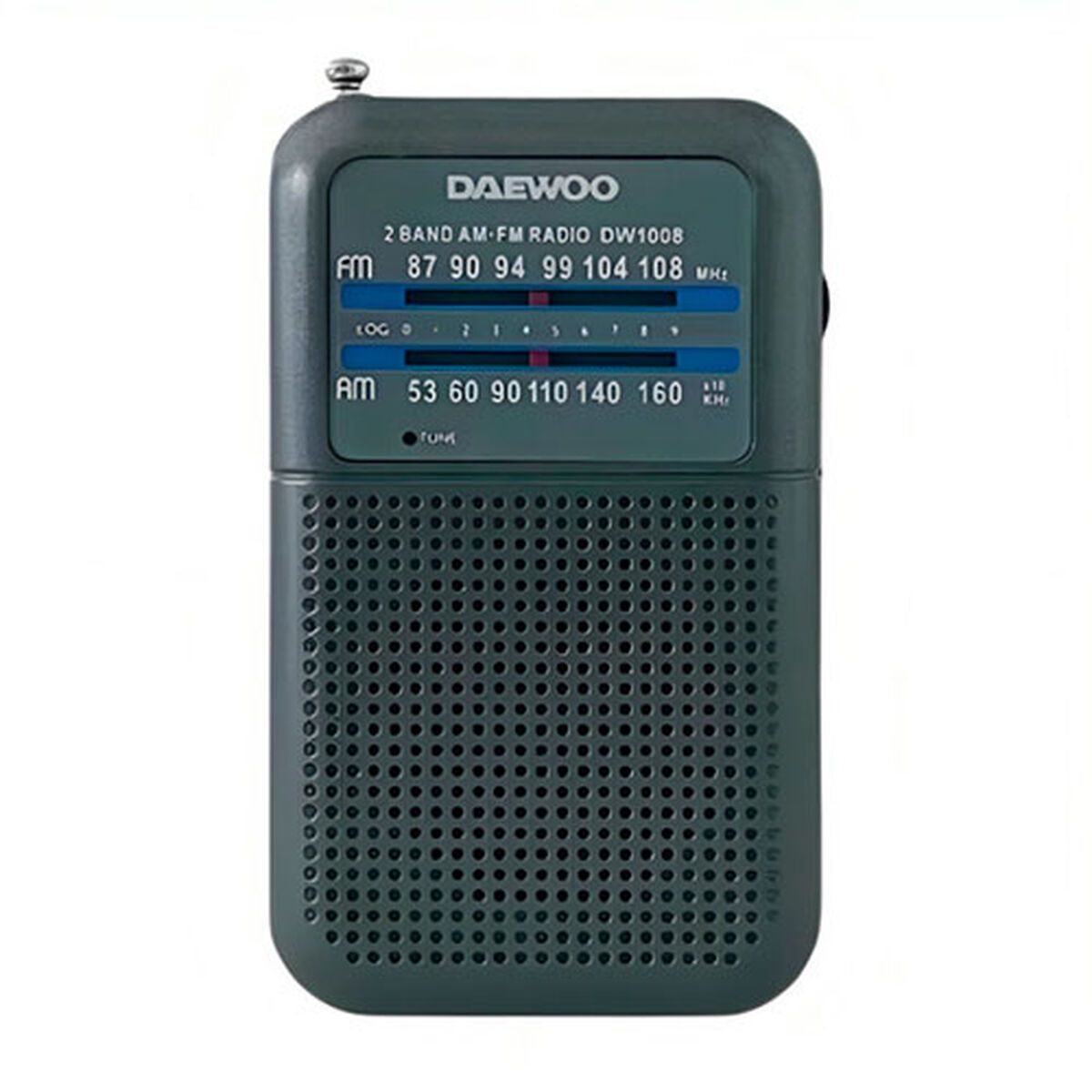 Radio Portátil Daewoo DW1008GR Negro Retro