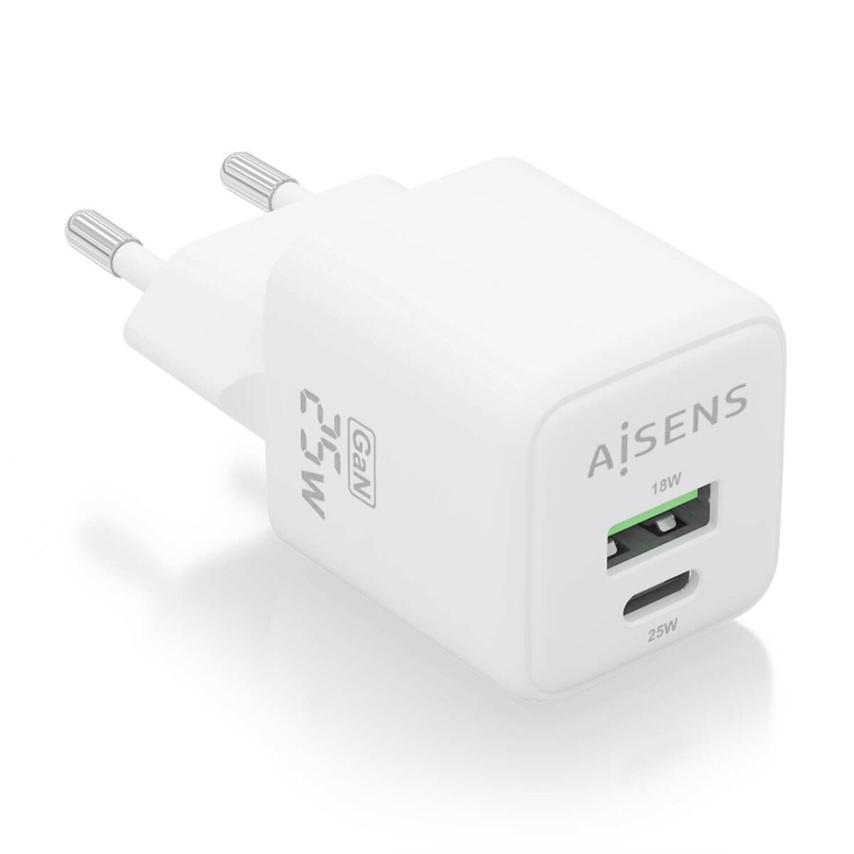 Cargador de Pared Aisens ASCH-25W2P014-W Blanco Multicolor 25 W