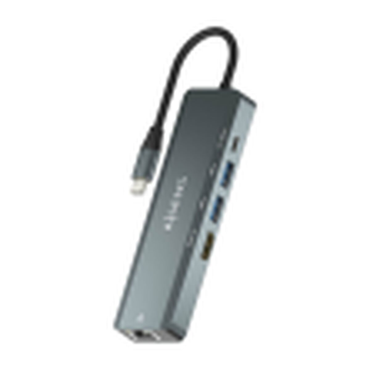 Hub USB Aisens ASUC-5P011-GR Gris Multicolor 100 W