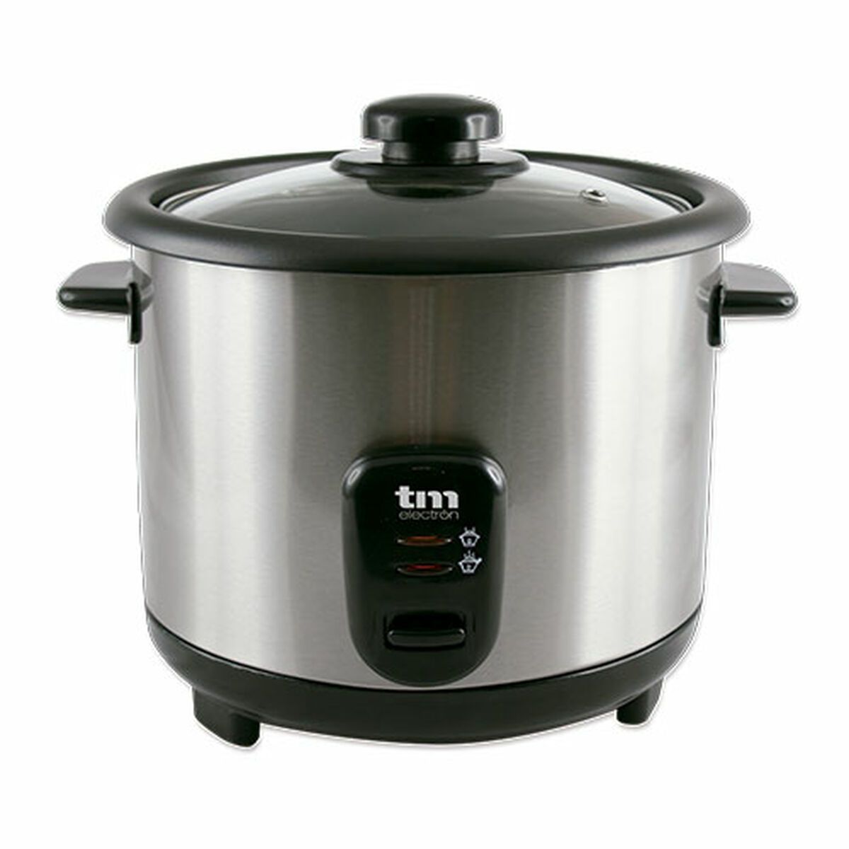 TM Electron Arrocera 1,5L 500W Acero Inoxidable Antiadherente con Apagado Automático