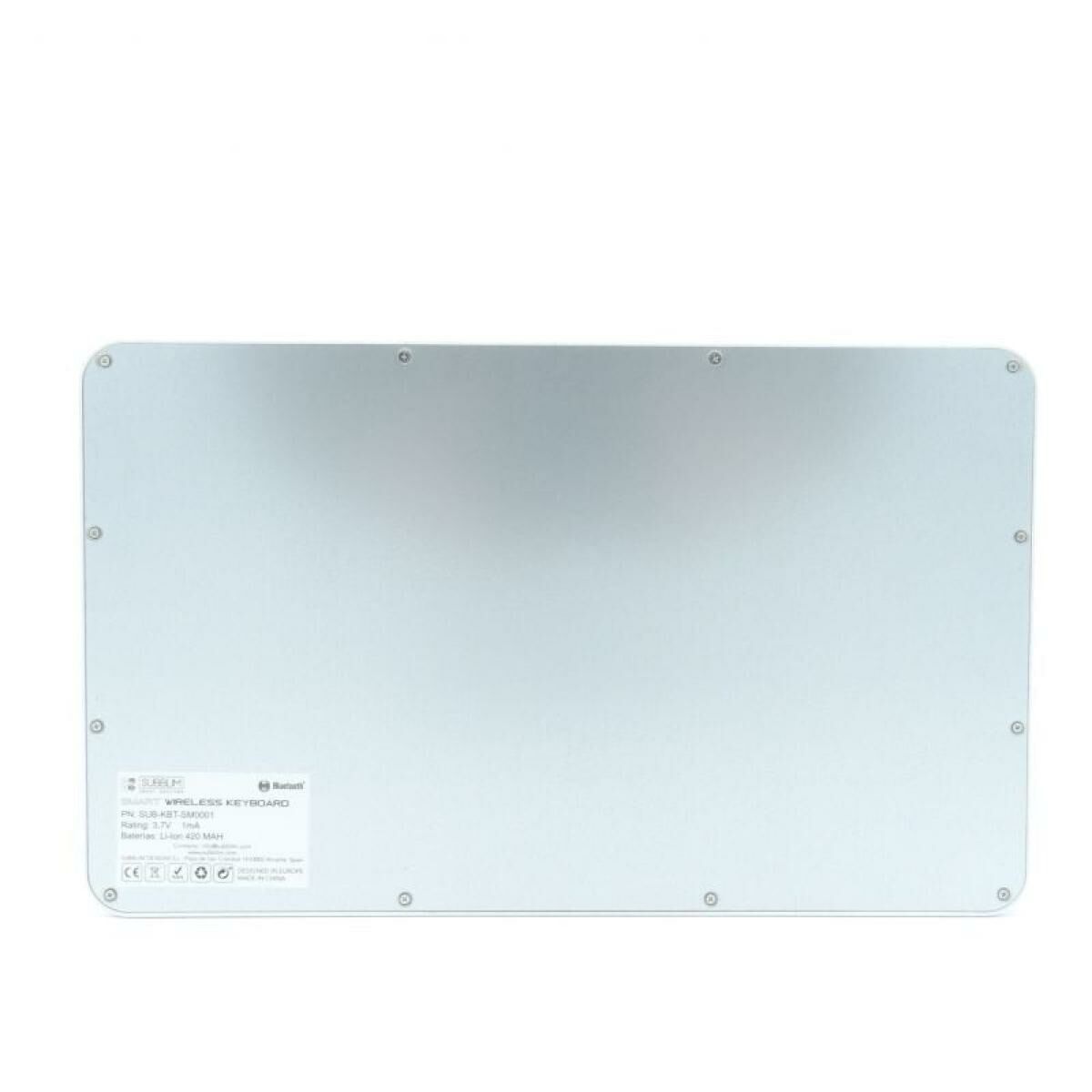 Teclado Bluetooth Subblim SUB-KBT-SM0001 Azul Plateado Qwerty Español
