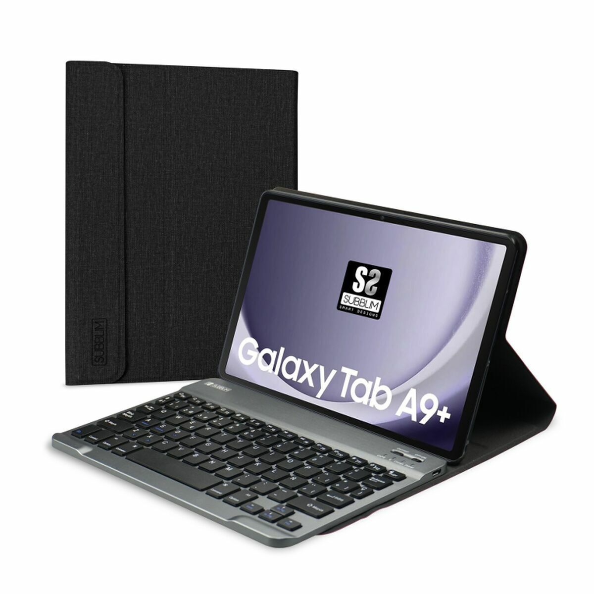 Funda para Tablet Subblim SUBKT3-BTS060 Negro Qwerty Español