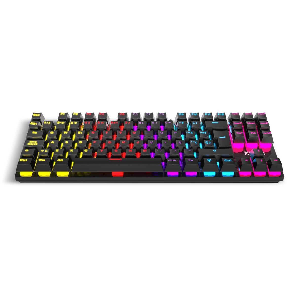 Teclado Krom Kasic TKL Negro LED RGB Retroiluminado