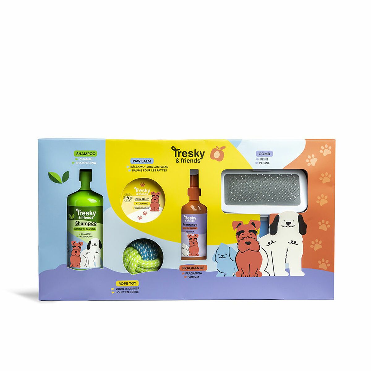 Set de higiene Tresky & Friends 5 Piezas