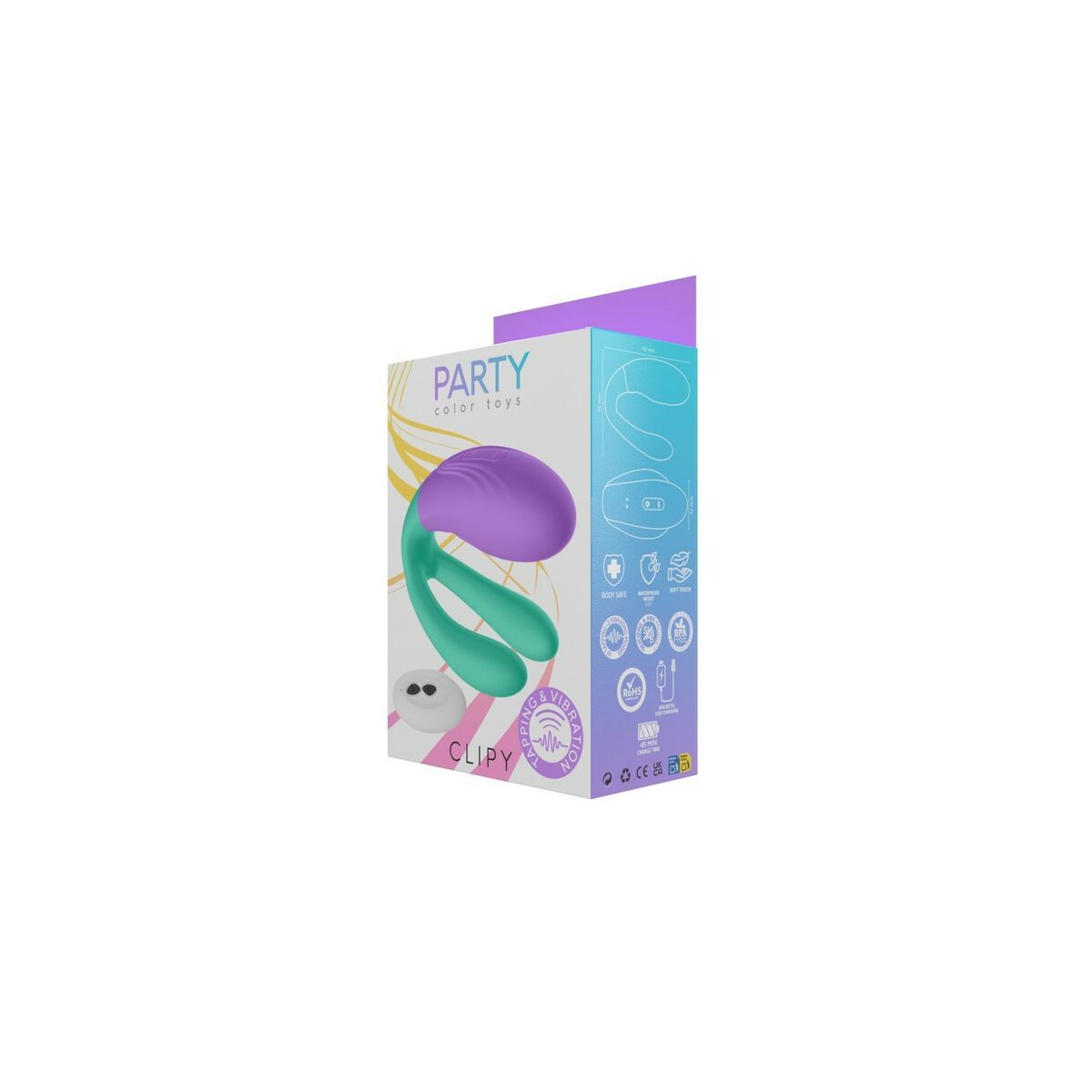 Vibrador para Parejas Party Color Toys