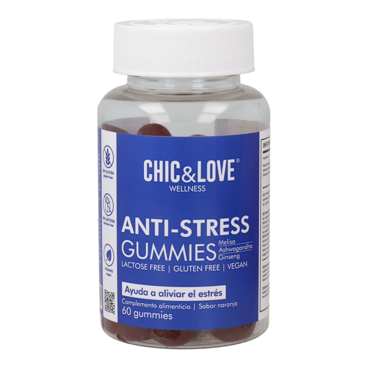 Complemento Alimenticio Chic & Love Wellness Anti-Stress 60 unidades