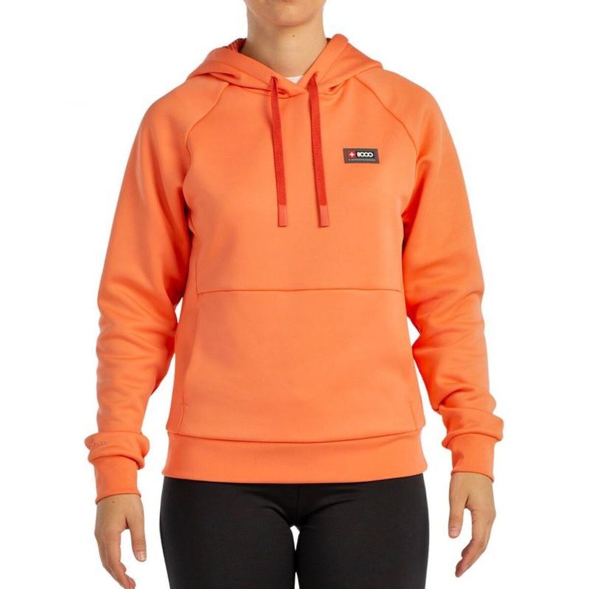 Sudadera con Capucha Hombre +8000 Mini Naranja