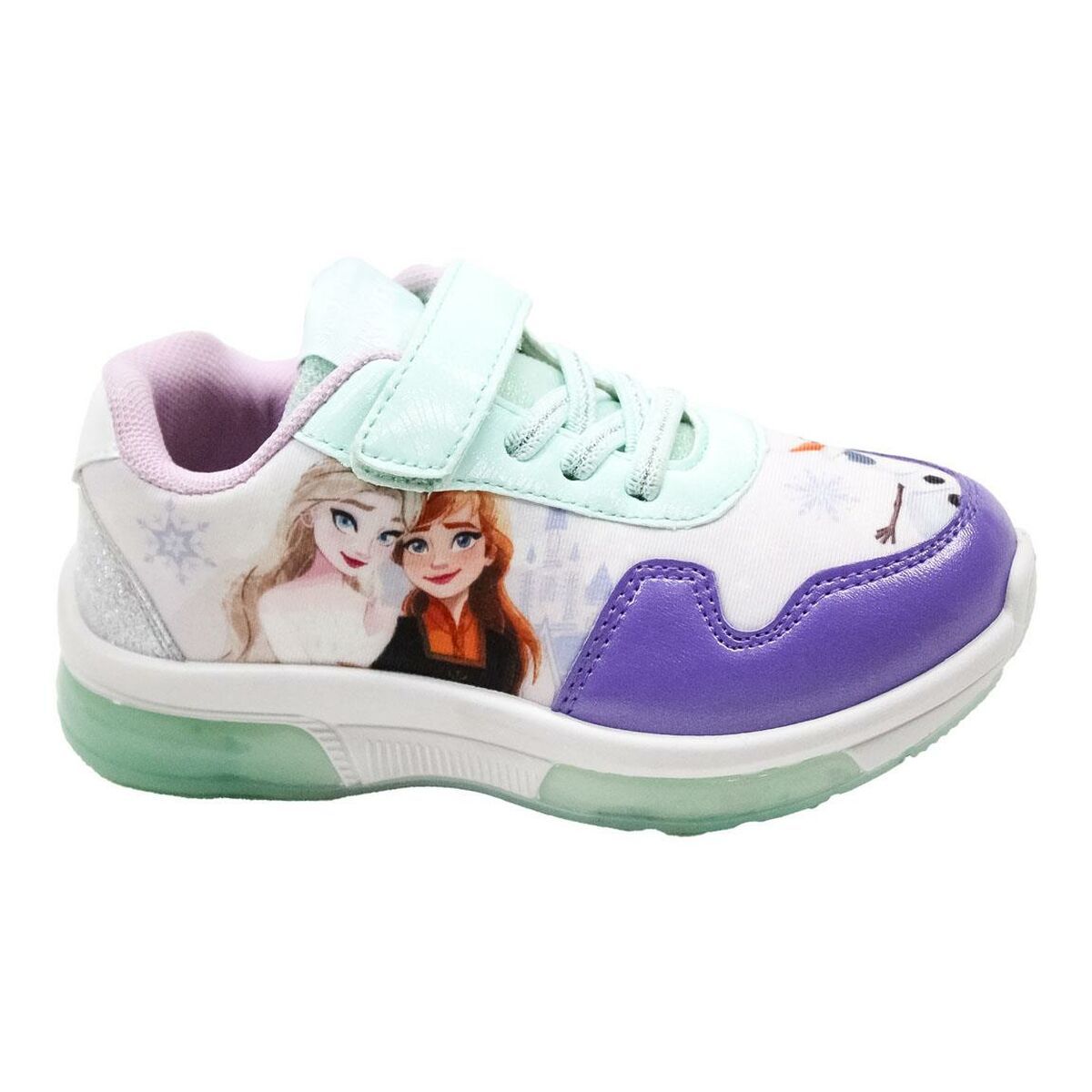 Zapatillas Deportivas con LED Frozen Morado Luces LED