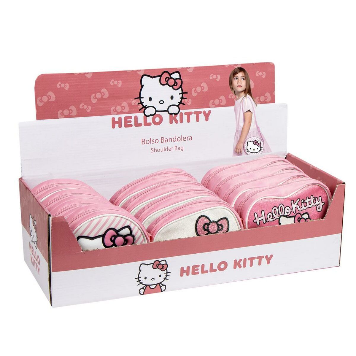 Bolso Bandolera Hello Kitty Multicolor 50,0 x 15,0 x 20,0 cm