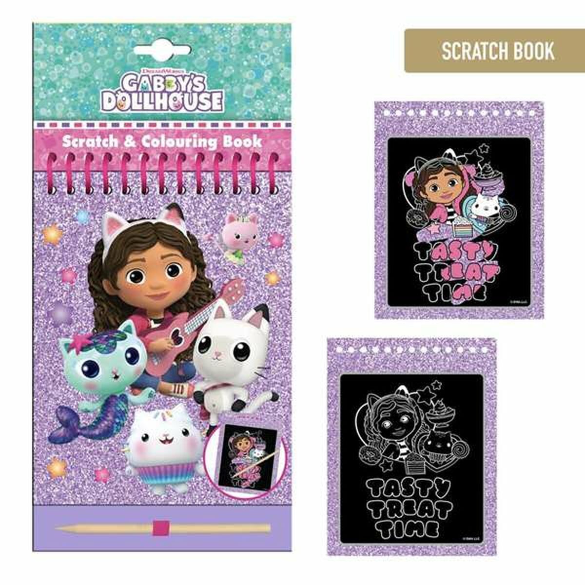 Set de Papelería Gabby's Dollhouse Morado