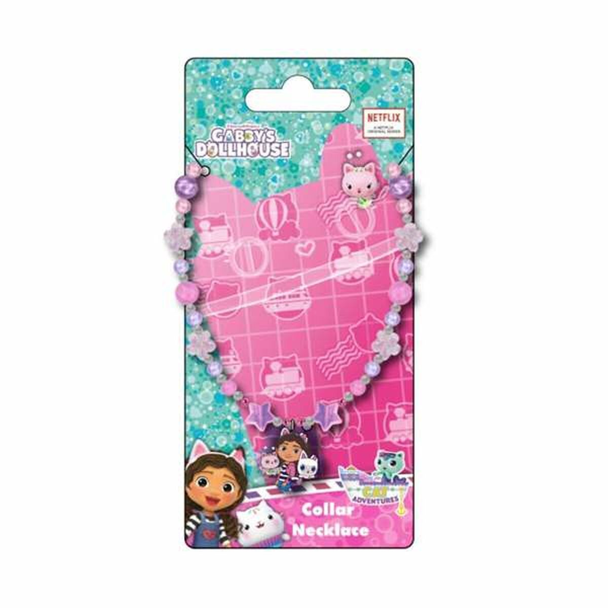 Collar Niña Gabby's Dollhouse Rosa