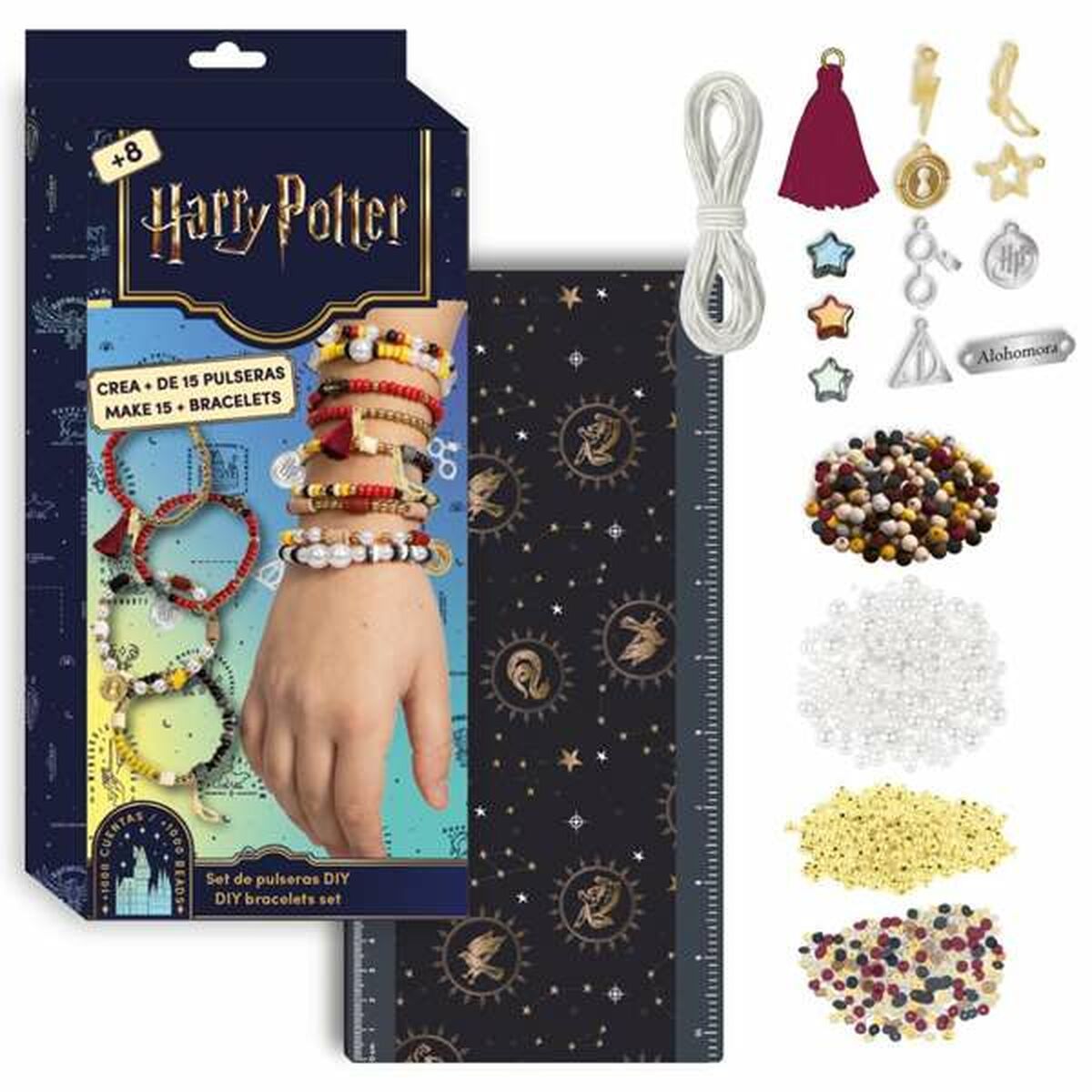 Kit Creación de Pulseras y Collares Harry Potter 13 x 28,5 x 4 cm