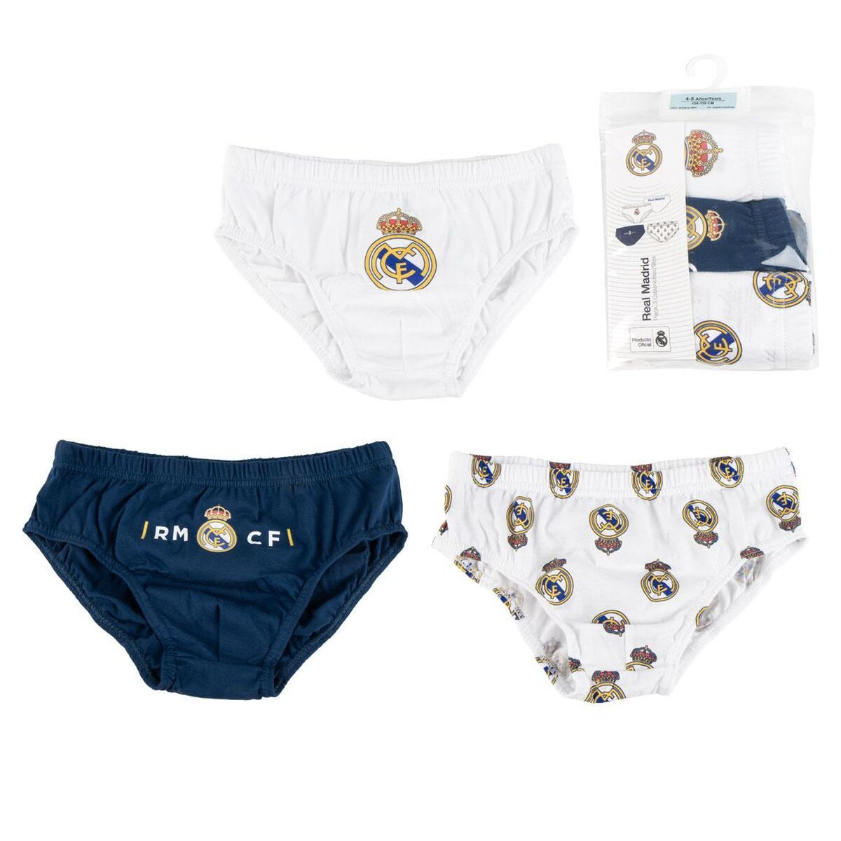 Pack de Calzoncillos Real Madrid C.F. Multicolor