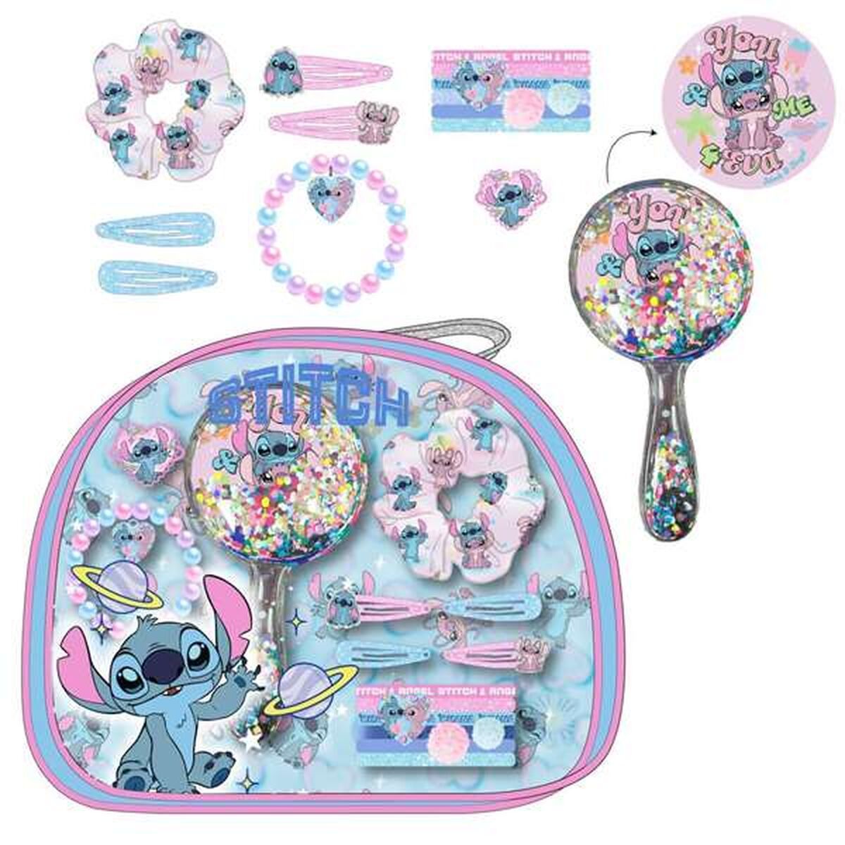 Set de Belleza Stitch 25 x 20,5 x 5 cm