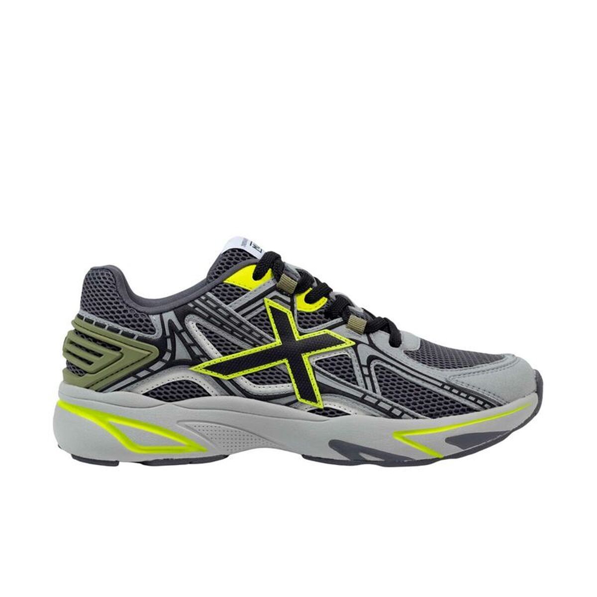 Zapatillas Deportivas Hombre Munich M2000 01 Negro Gris