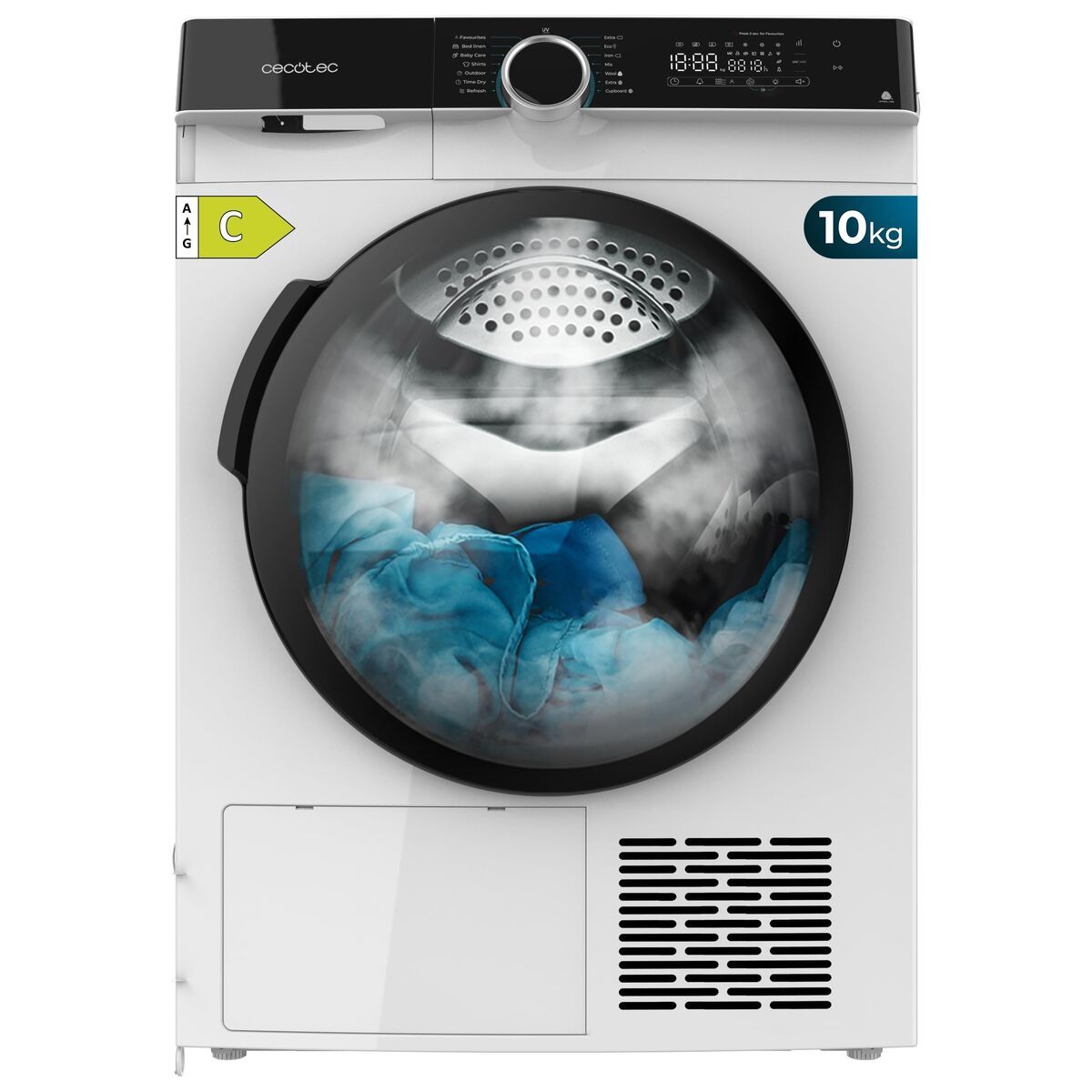 Secadora con bomba de calor Cecotec Dry 10505 Inverter 10 kg