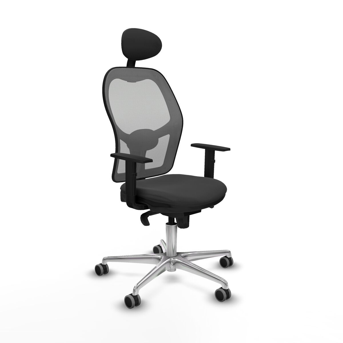 Silla de Oficina Piqueras y Crespo 1D086G1 Gris oscuro