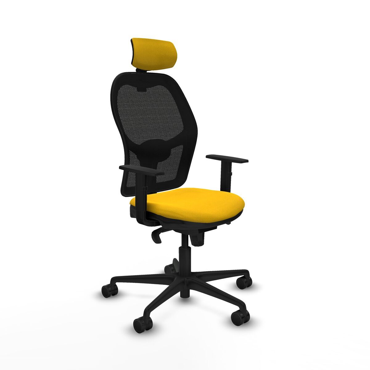 Silla de Oficina Piqueras y Crespo 1D036N2 Amarillo