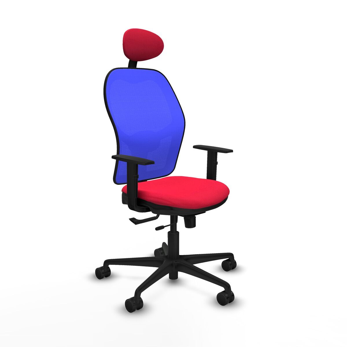 Silla de Oficina con Cabecero Jorquera Piqueras y Crespo 1D036N1 Rojo