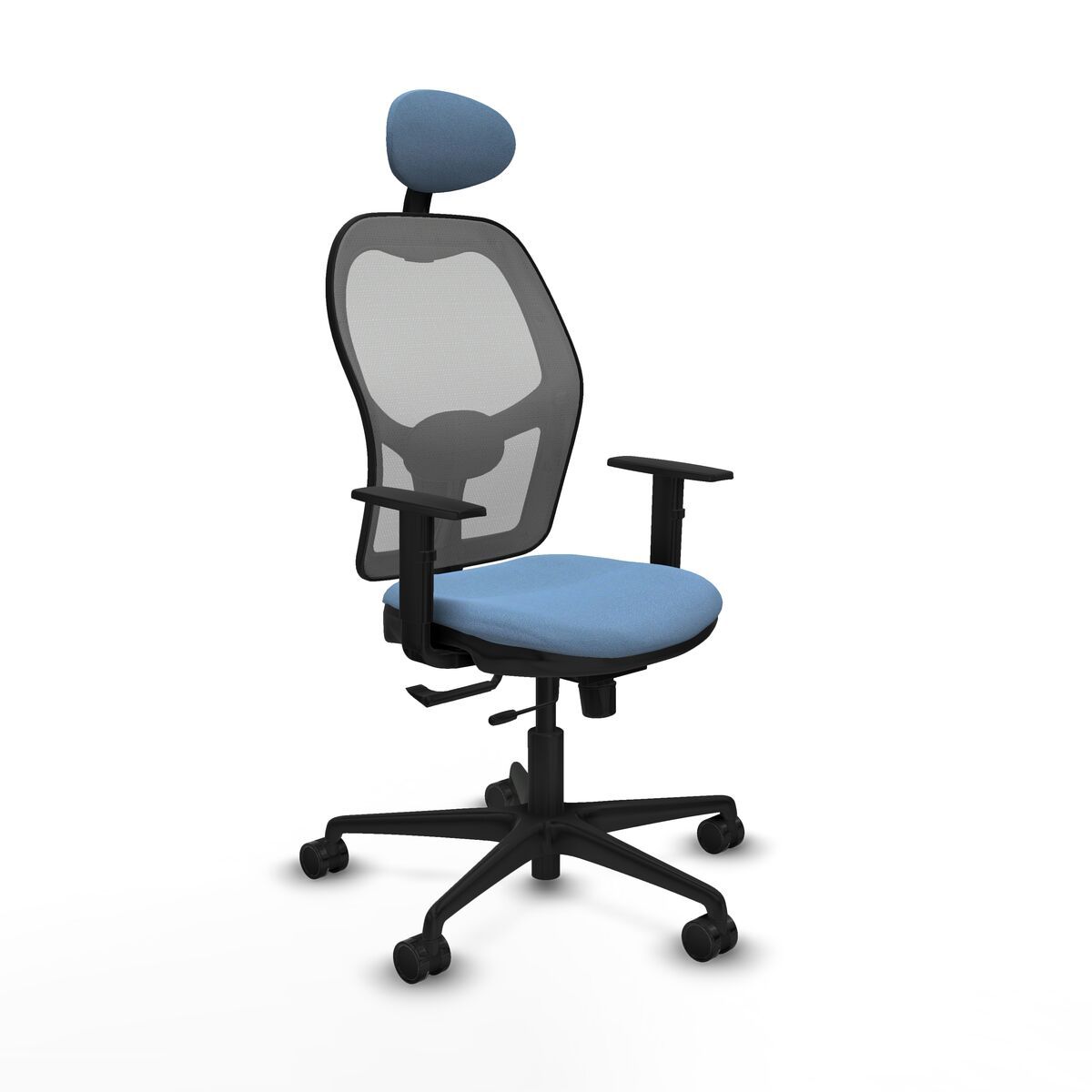 Silla de Oficina con Cabecero Jorquera Piqueras y Crespo 1D036N1 Azul cielo
