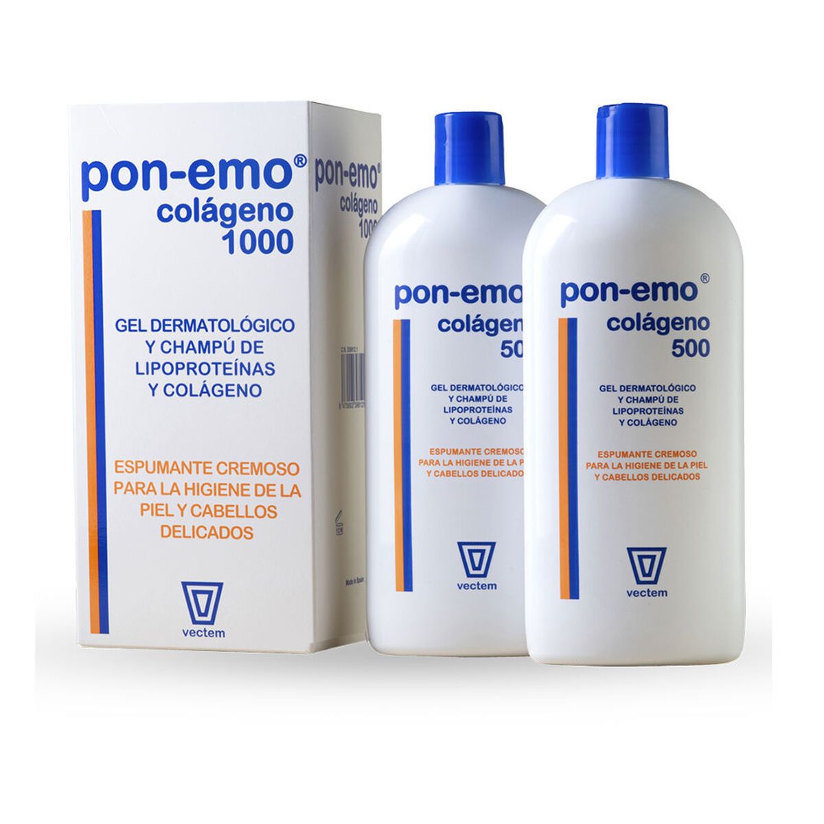 Gel y Champú 2 en 1 Pon-emo PON-EMO COLÁGENO 500 ml 2