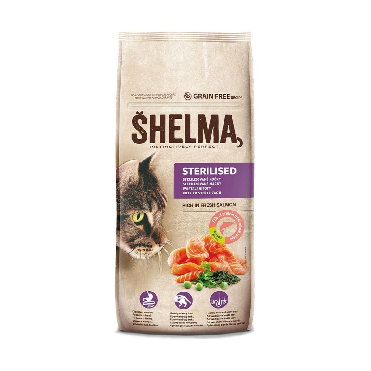 Comida para gato Shelma Salmón 8 kg