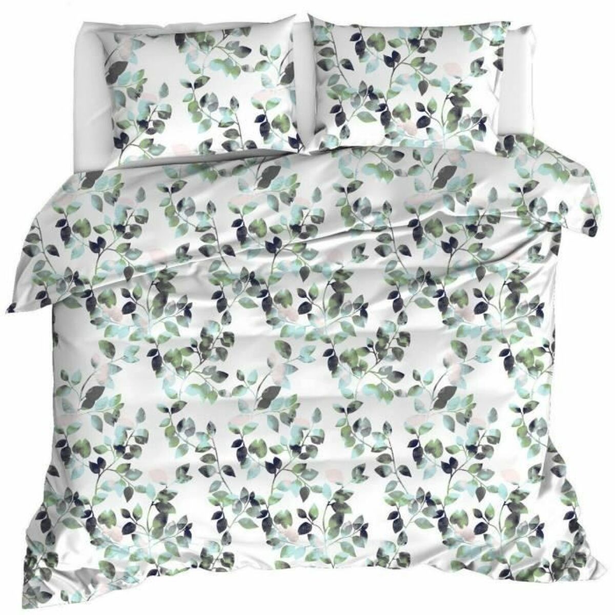 Juego de funda nórdica Verde Cama de 200 3 Piezas