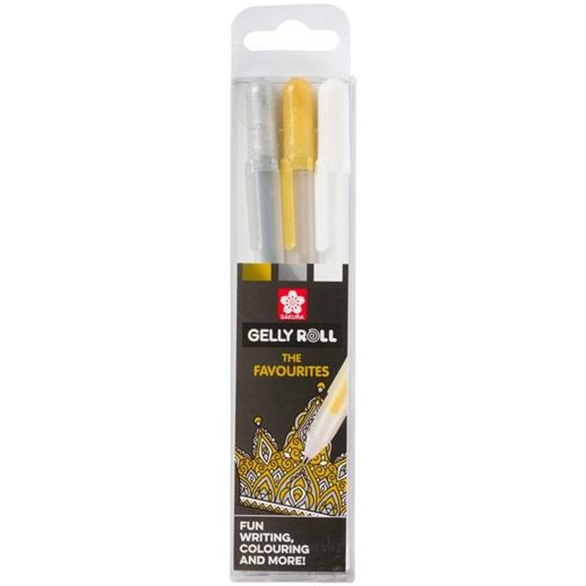 Bolígrafo de gel Talens POXPGBMIX3A Blanco (3 Unidades) (Reacondicionado A+)