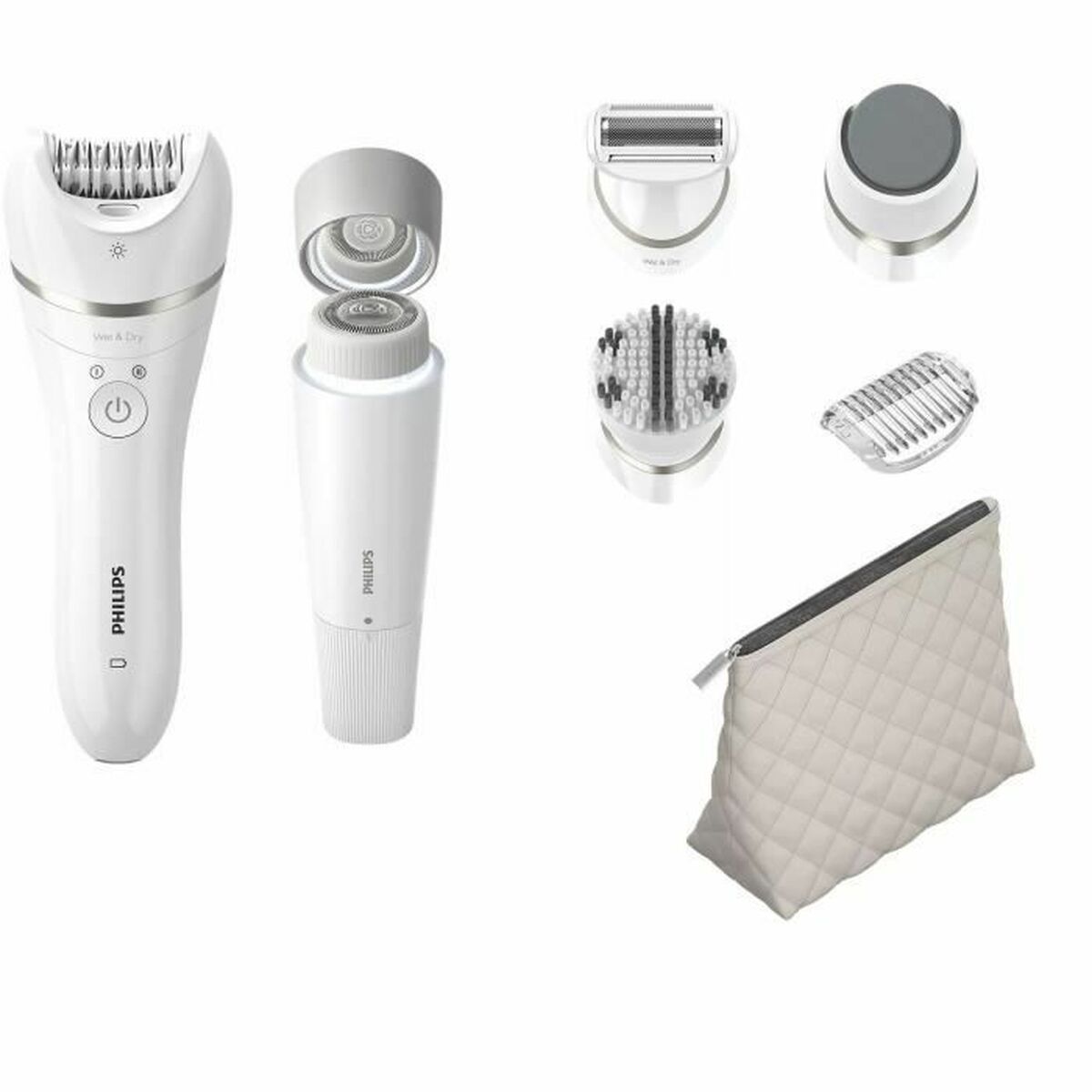 Depiladora Eléctrica Philips BRE770/92 - Satinelle Advanced Plástico