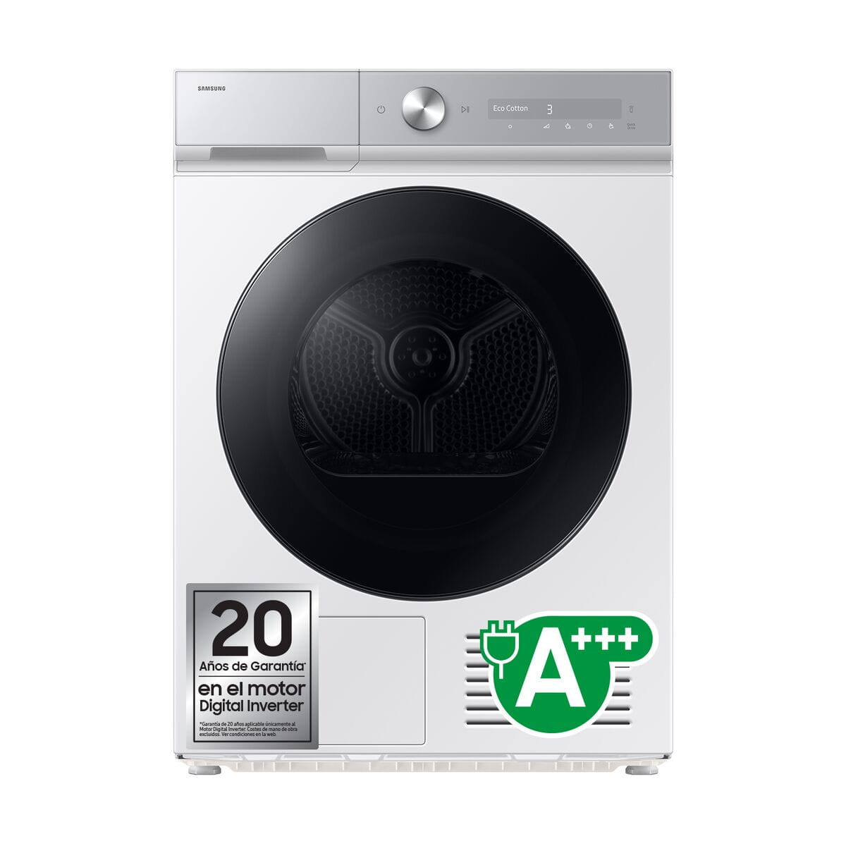 Secadora de condensación Samsung DV90DB8845GHU3 Blanco 9 kg