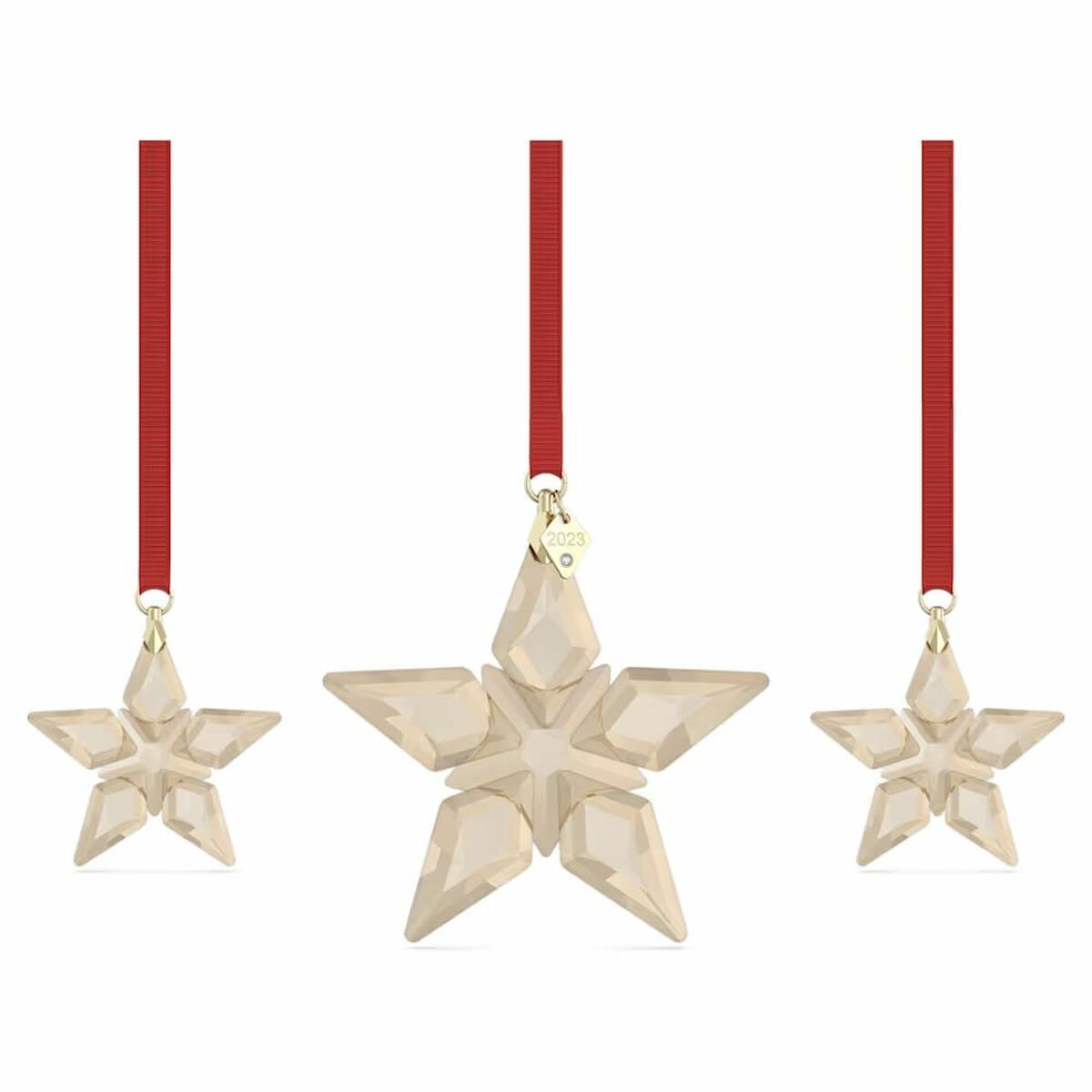 Estrella de Navidad Swarovski Gris Resina 10 cm